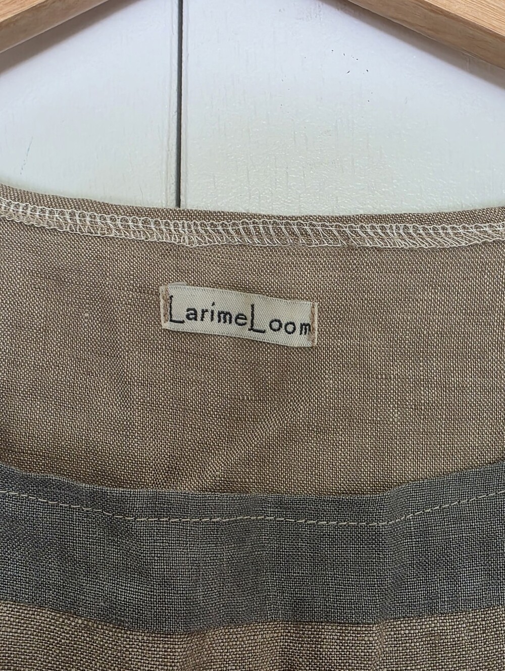 Patchwork Linen Dress - Picture 2 of 3